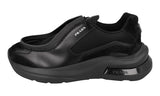 Prada Men's Black Leather Systeme Chunky Sneaker 2EG424