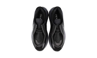 Prada Men's Black Leather Systeme Sneaker 2EG424