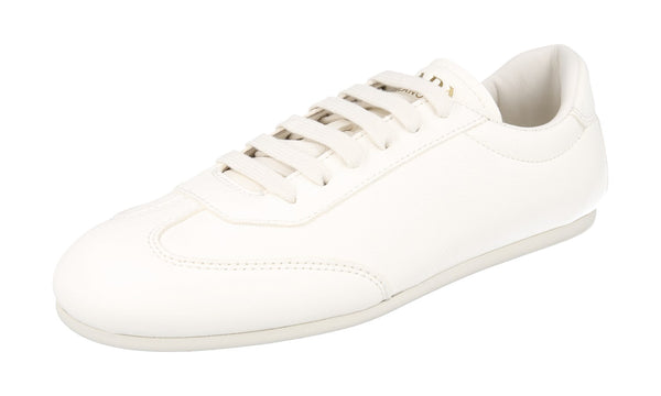 Prada Men's 2EG430 013 F0304 Deerskin Leather Sneaker