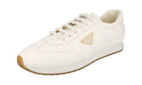 Prada Men's 2EG436 013 F0304 Deerskin Leather Sneaker