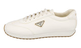 Prada Men's Beige Deerskin Leather Sneaker 2EG436