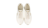 Prada Men's Beige Deerskin Leather Sneaker 2EG436