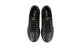 Prada Men's Black Deerskin Leather Running Deer Sneaker 2EG436