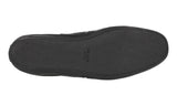 Prada Men's Black Full Brogue Leather Shuffle  Fringed Monk Strap Loafer 2EG437