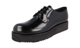 Prada Men's 2EG441 B4L F0002 Leather Business Shoes