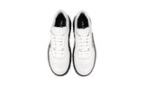 Prada Men's White Leather Downtown Bold Chunky Sole Sneaker 2EG452
