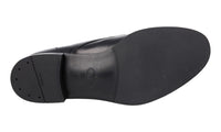 Prada Men's Black welt-sewn Leather Double Monk Business Shoes 2OA013