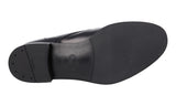 Prada Men's Black welt-sewn Leather Double Monk Business Shoes 2OA013
