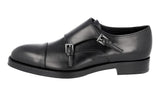 Prada Men's Black welt-sewn Leather Business Shoes 2OA017