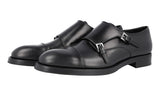 Prada Men's Black welt-sewn Leather Business Shoes 2OA017