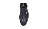 Prada Men's Black welt-sewn Leather Business Shoes 2OA017