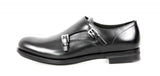 Prada Men's Black welt-sewn Leather Business Shoes 2OE018