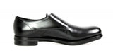 Prada Men's Black welt-sewn Leather Monk Business Shoes 2OE018