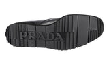 Prada Men's Black Heavy-Duty Rubber Sole Leather Business Shoes 2OE023