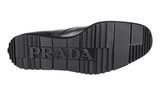 Prada Men's Black Brushed Spazzolato Leather Business Shoes 2OE023