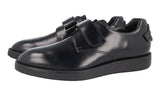 Prada Men's Black Brushed Spazzolato Leather Sneaker 2OE031