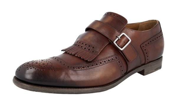 Prada Men's 2OF001 3B7Q F0316 B Leather Business Shoes