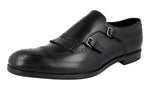 Prada Men's 2OF002 00A F0002 Full Brogue Leather Business Shoes