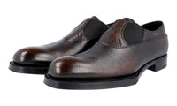 Prada Men's Brown welt-sewn Leather Business Shoes 2OG018