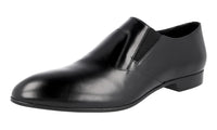 Prada Men's 2OG037 B4L F0002 Brushed Spazzolato Leather Business Shoes