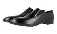 Prada Men's Black Brushed Spazzolato Leather Business Shoes 2OG037