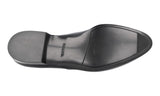 Prada Men's Black Brushed Spazzolato Leather Flexible Loafer Business Shoes 2OG037