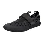 Prada Men's Black Leather Rubberized Sneaker 2OG042