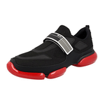 Prada Men's Black Knit Cloudbust Slip-on Sneaker 2OG064