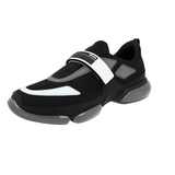 Prada Men's Black Knit Cloudbust Slip-on Sneaker 2OG064