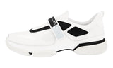 Prada Men's White Knit Cloudbust Slip-on Sneaker 2OG064