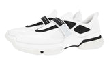 Prada Men's White Knit Cloudbust Slip-on Sneaker 2OG064