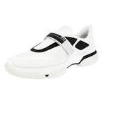 Prada Men's White Knit Cloudbust Slip-on Sneaker 2OG064