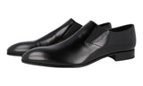 Prada Men's Black Brushed Spazzolato Leather Business Shoes 2OG075