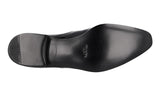 Prada Men's Black Brushed Spazzolato Leather Business Shoes 2OG075