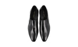 Prada Men's Black Brushed Spazzolato Leather Business Shoes 2OG075