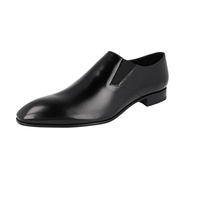 Prada Men's Black Brushed Spazzolato Leather Business Shoes 2OG075