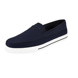 Prada Men's Blue Re-nylon St Tropez Slip-on Sneaker 2S2964