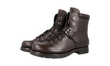 Prada Men's Brown welt-sewn Leather Half-Boot 2T1882