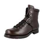 Prada Men's Brown welt-sewn Leather Half-Boot 2T1882