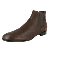 Prada Men's Brown Leather Half-Boot 2T2723