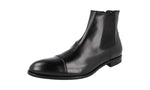 Prada Men's 2TA042 X72 F0002 Leather Half-Boot