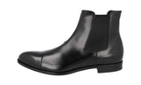 Prada Men's Black Leather Half-Boot 2TA042