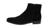 Prada Men's Black Leather Half-Boot 2TA068