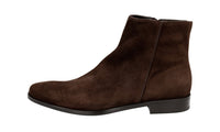 Prada Men's Brown Leather Half-Boot 2TA068