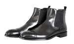 Prada Men's 2TB021 00A F0002 welt-sewn Leather Half-Boot