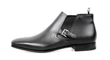Prada Men's Black Saffiano Leather Half-Boot 2TB023