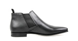 Prada Men's Black Saffiano Leather Half-Boot 2TB023