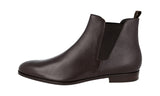 Prada Men's Brown Saffiano Leather Half-Boot 2TB043