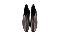 Prada Men's Brown High-Quality Saffiano Leather Half-Boot 2TB043