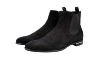 Prada Men's Black Leather Half-Boot 2TC028